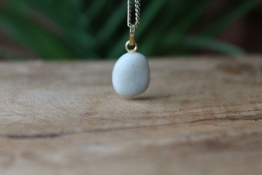 Amazoniet hanger verguld