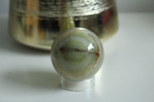 Groene onyx bol