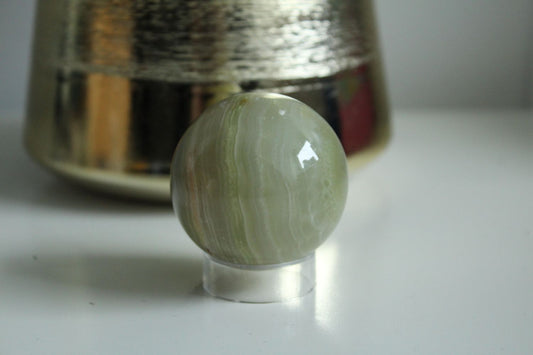 Groene onyx bol