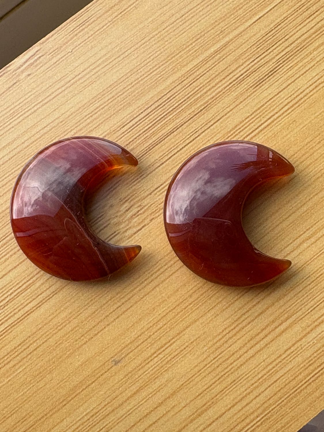 Edelsteen maantjes (3cm)