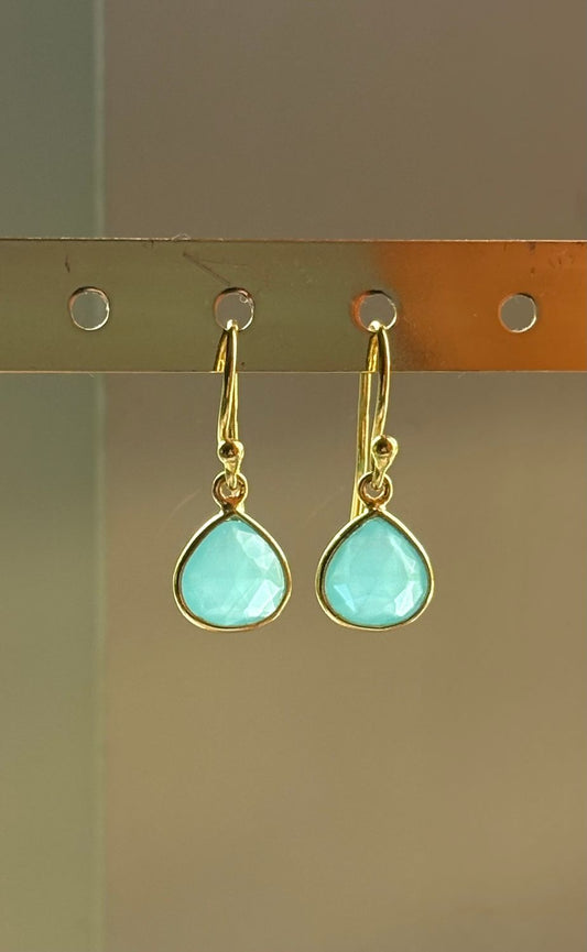 Chalcedoon oorbellen