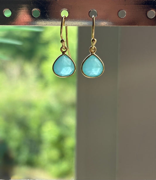 Chalcedoon oorbellen