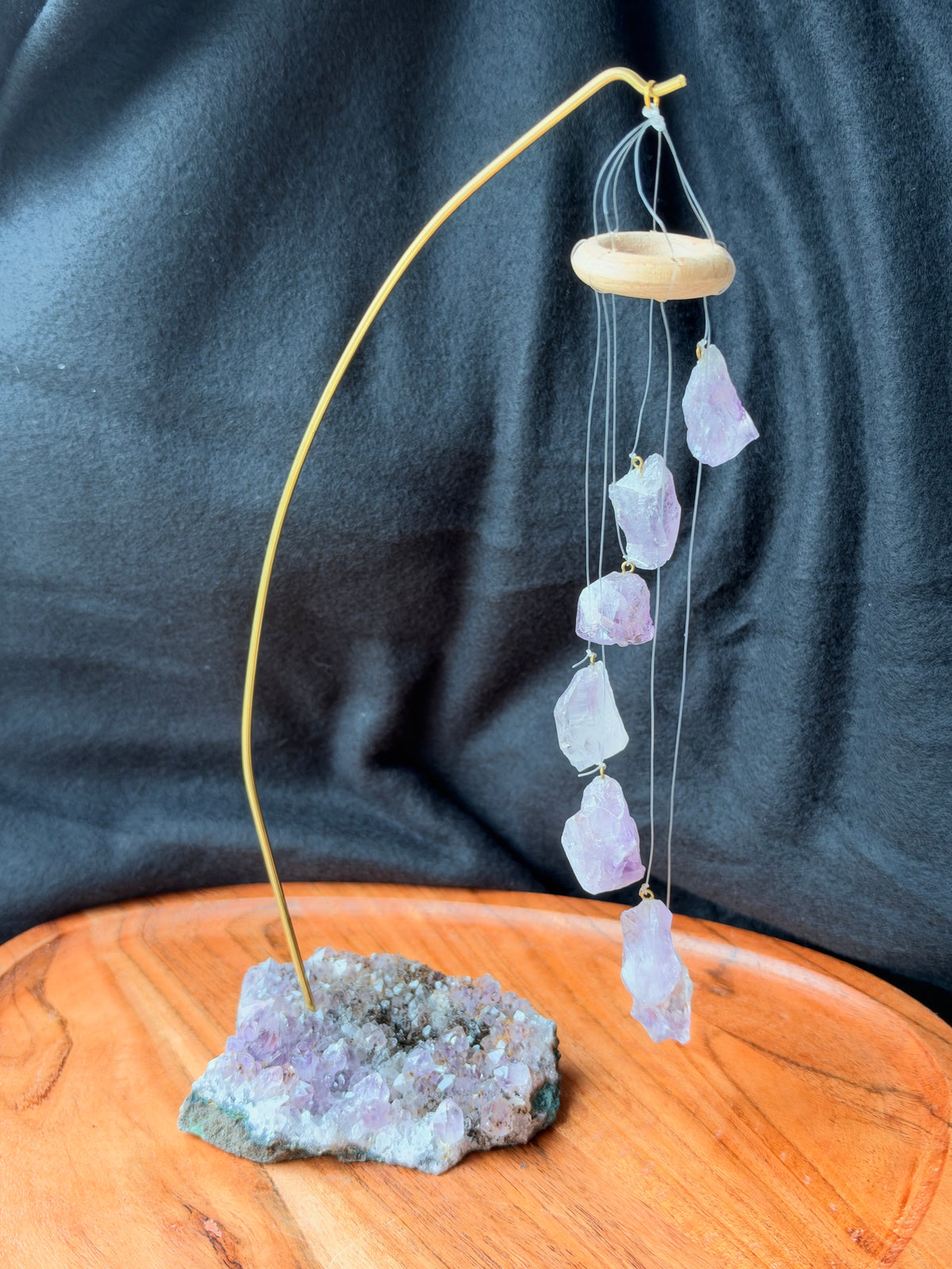 Amethist windhanger tafelmodel